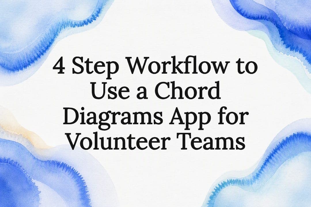 4 Step Workflow to Use a Chord Diagrams App for Volunteer Teams